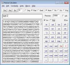 Precise Calculator screenshot